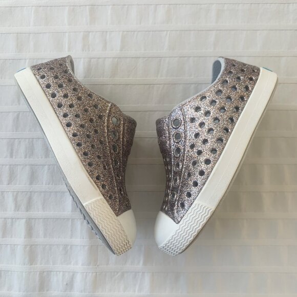Native Jefferson Glitter Sneakers • Infant / Toddler Size 4 - Picture 1 of 9